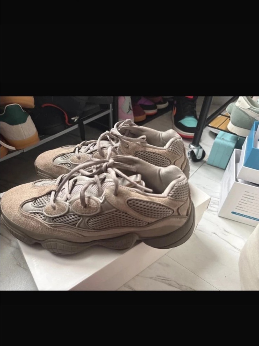 Adidas Yeezy Sneaker Colab Suede Chunky Sneaker - Comfortable Everyday Style
